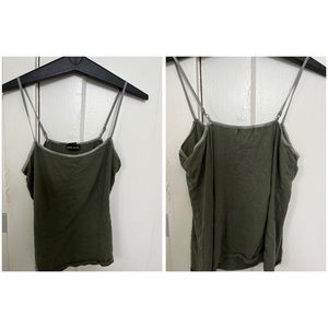Wet Seal olive green tanktop